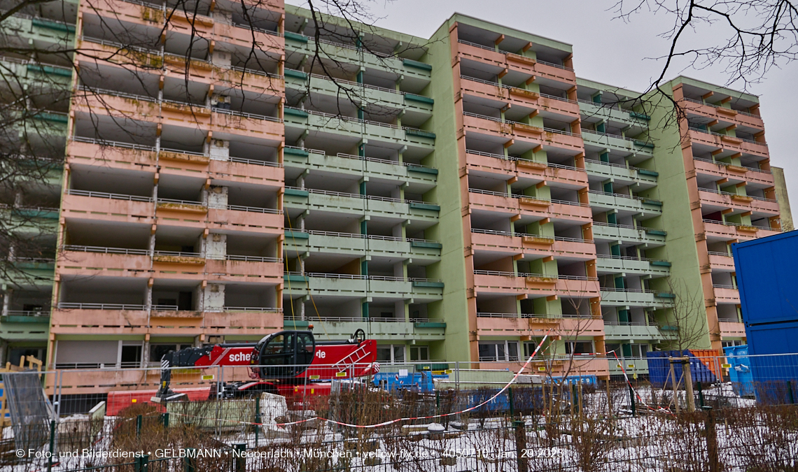 29.01.2023 - Sanierung Kurt-Eisner-Straße in Neuperlach